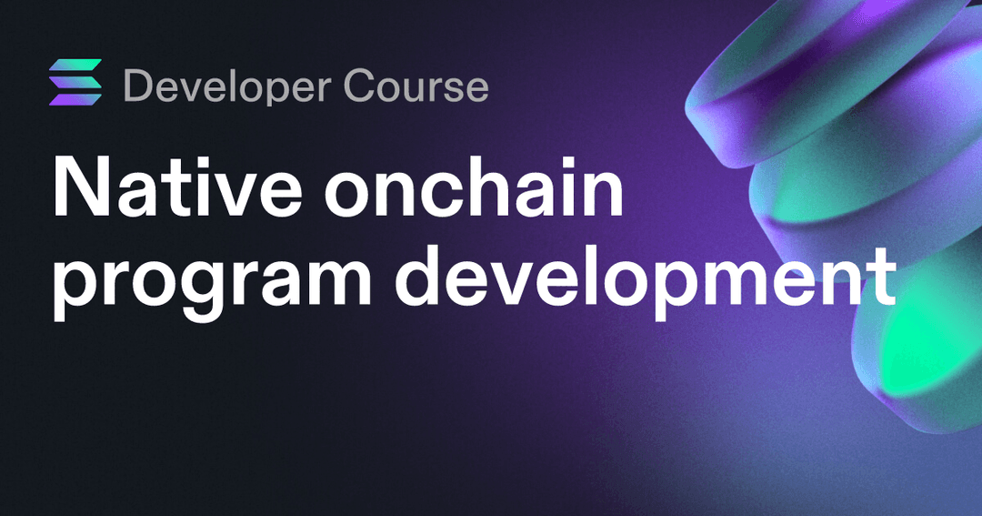 Native onchain program development